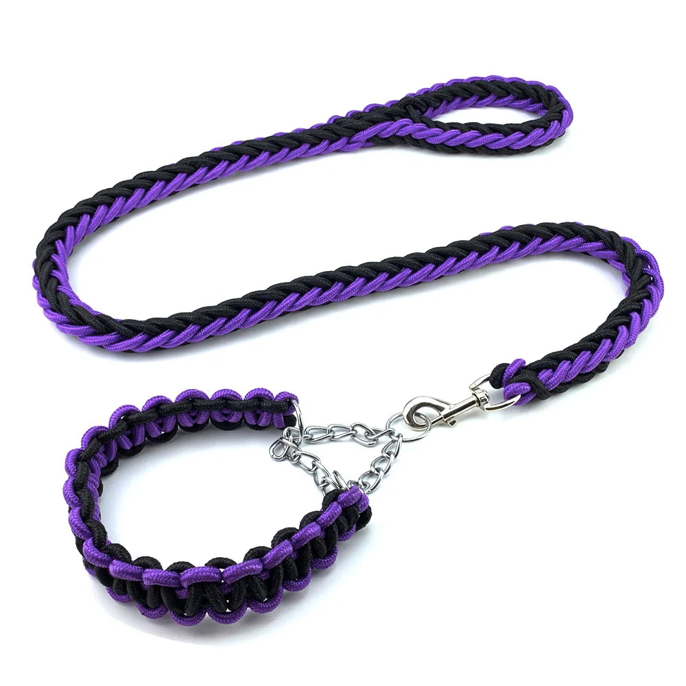 Dog Collar And Leash Set