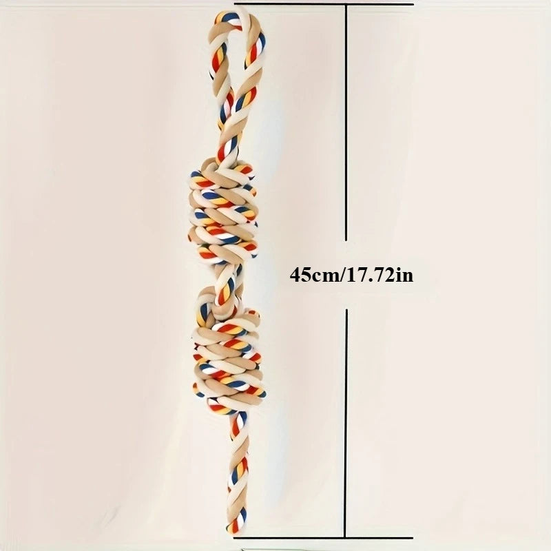 Durable Teeth-Cleaning Rope Toy for Dogs