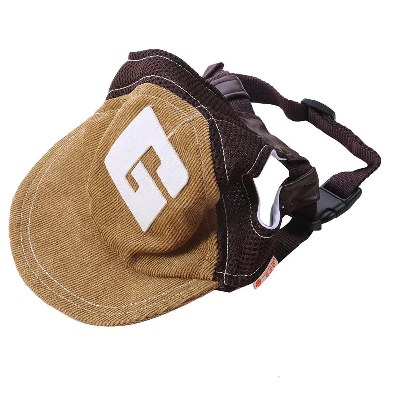 Dog Sunscreen Baseball Cap Small and Medium Dog Large Dogs
