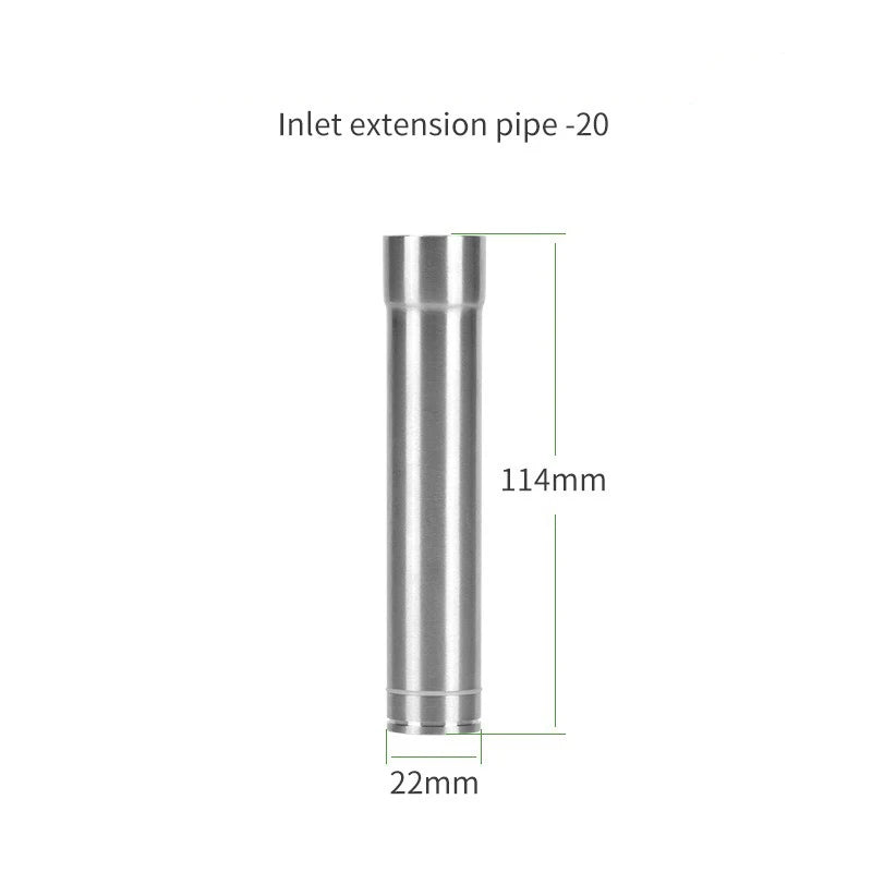 Fish tank inlet and outlet filter stainless steel tube