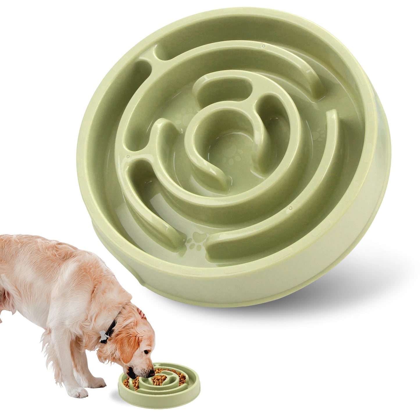 Slow Feeder Bowl Slower Food Feeding for Large Medium Small Dogs Puppy