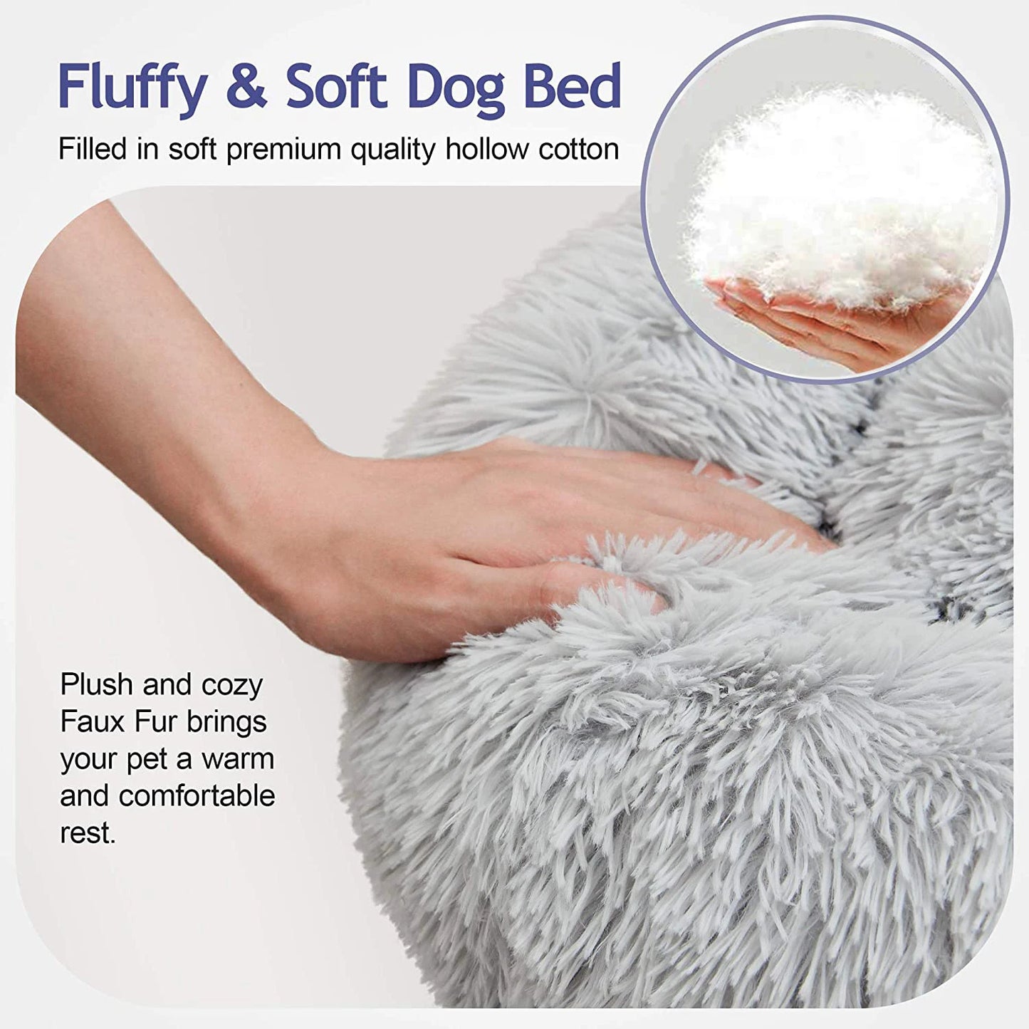 Donut Dog Bed Warm  bed t