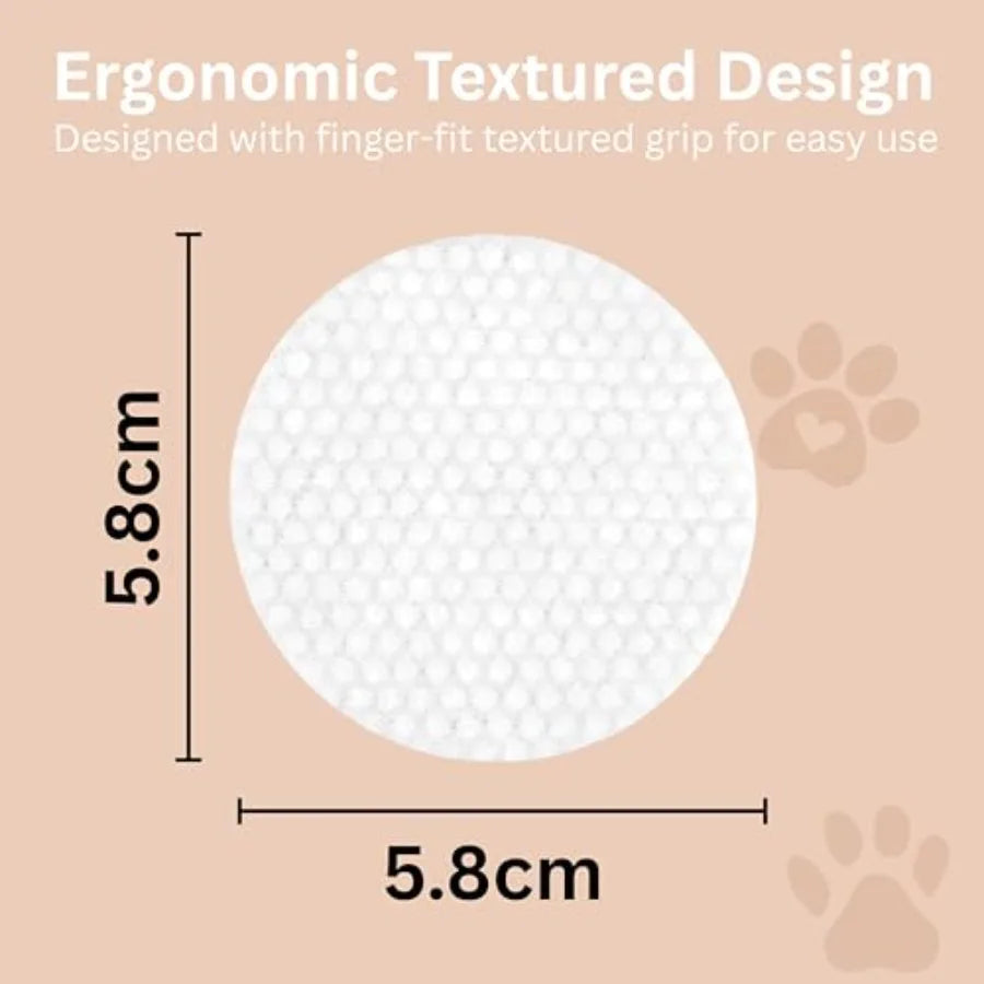 Pet Dental Ear and Eye Cleaning Wipes for Dogs and Cats