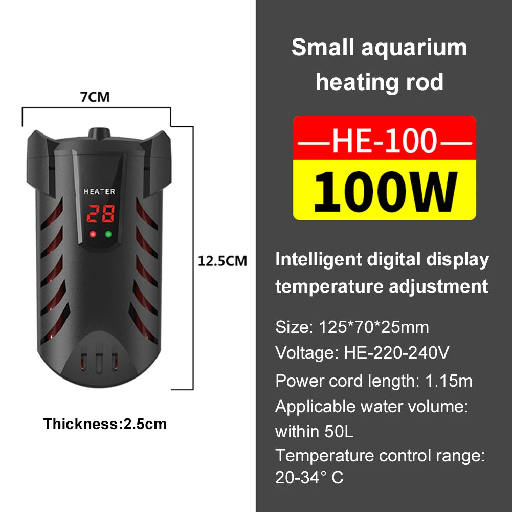Aquarium Submersible Heater with Suction Cup