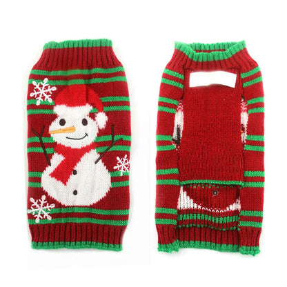 Dog Sweater Christmas Winter Warm Dog  Knitted Sweater