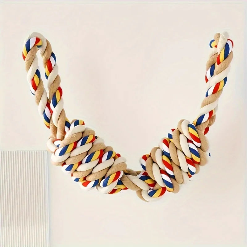 Durable Teeth-Cleaning Rope Toy for Dogs
