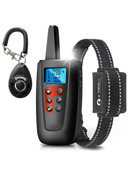 No Shock Dog Training Collar  IPX7 Waterproof Electric Collar with Remote