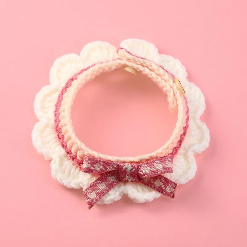 Cute Bow-knot Hand-knitted