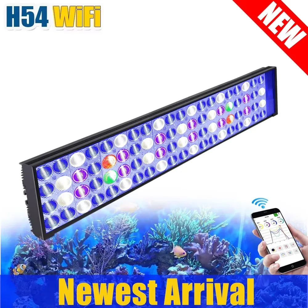 NEW  Led Aquarium Light, Full Spectrum Lamp For 60-240cm Reef Corals Seawater Led  Lights