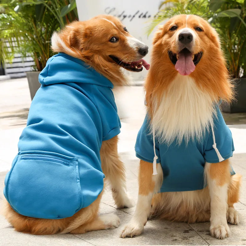 Hoodies Clothes 2XL-5XL  Labrador Golden Retriever Shepherd Husky Autumn Winter Warm