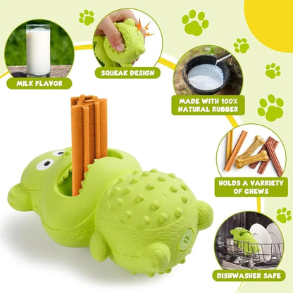 Tire Natural Rubber Strong Durable Pulling Tugging Interactive Cleaning Teeth