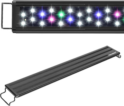 LED Aquarium Light Full Spectrum for 48 to 54 Inch Fish Tank with Adjustable Mounts