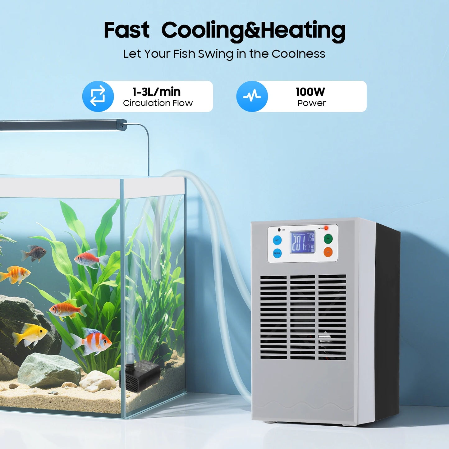 100W Fish Tank Cooling/ Heating