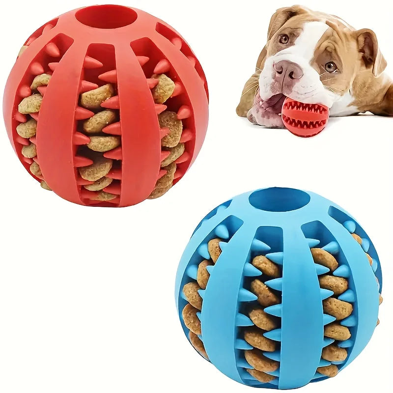 Interactive Dog Chew Toys Treat Dispenser Dental Cleaning  All Breeds Aggressive Chewers