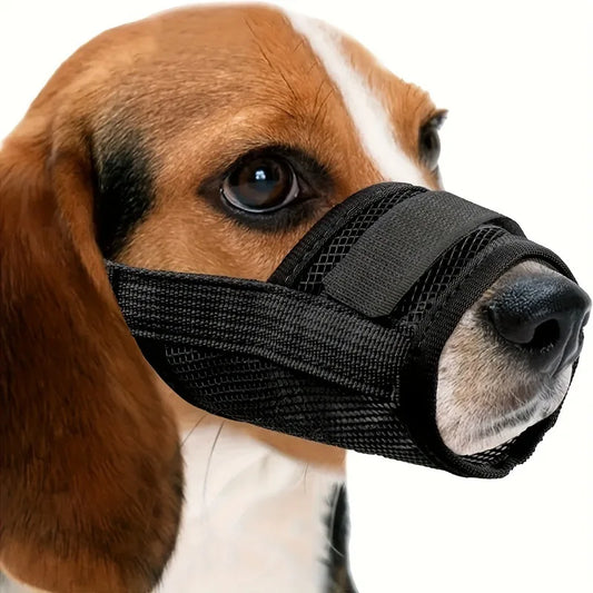 Soft Dog Muzzle Breathable Mesh Muzzle for Small Medium Large Dog Mouth Cover,