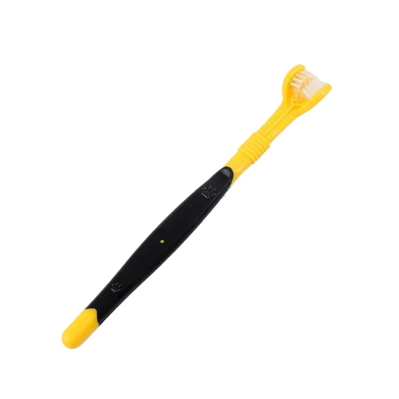 3-Sided Toothbrush Plastic  Removing Bad Breath  Tartar