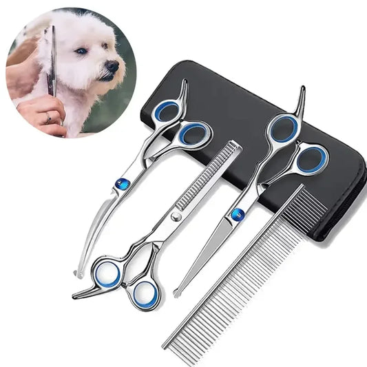 Ambidextrous Pet Safe Scissors Stainless steel for Precision Trimming