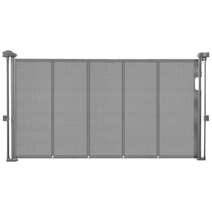 55/71/110in Retractable Baby Gate 34 in tall for Kids Pets