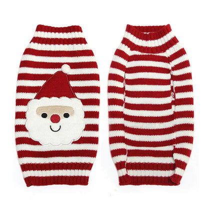 Dog Sweater Christmas Winter Warm Dog  Knitted Sweater