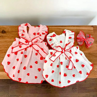 Bowknot Skirts Cat Princess Dress Sweet Skirts