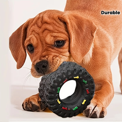 Training Toy Durable Chew Wheel Interactive Sound Toy for Small Medium Dogspets