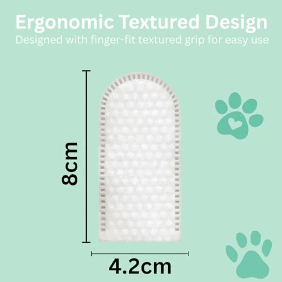 Pet Dental Ear and Eye Cleaning Wipes for Dogs and Cats