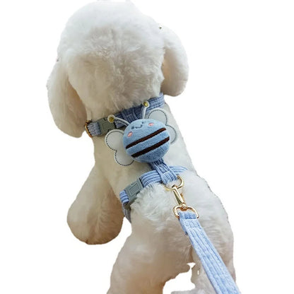 Adjustable Cat Harness Leash Set