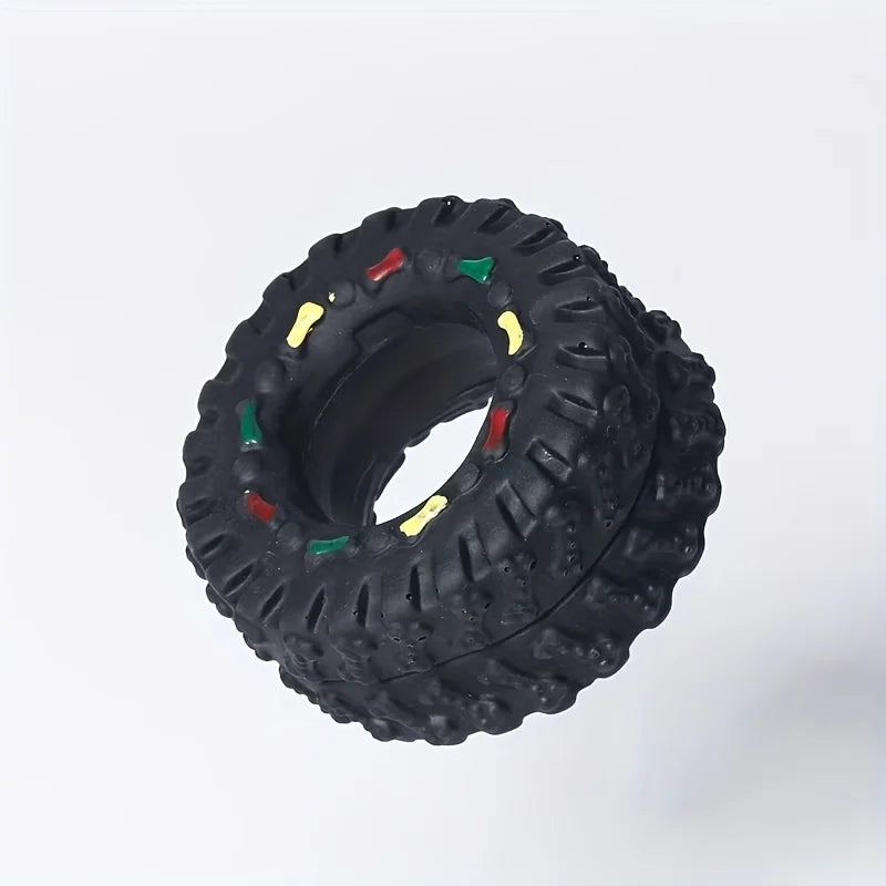 Training Toy Durable Chew Wheel Interactive Sound Toy for Small Medium Dogspets