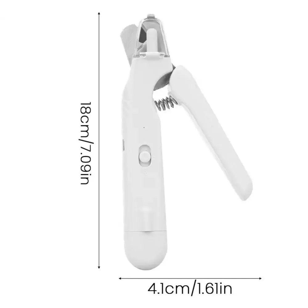 2-in-1 Pet Nail Trimmer Stainless Steel Rechargeable