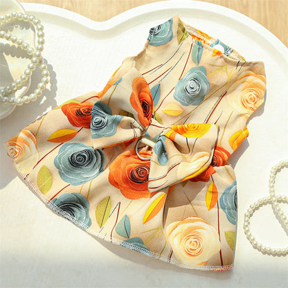 Cute Adorable Puppy Skirt for Small to Medium Sized Female Dogs