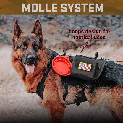Medium Tactical Dog Harness with Handle,  Vest Adjustable Chest 19.5-41.5 Inches