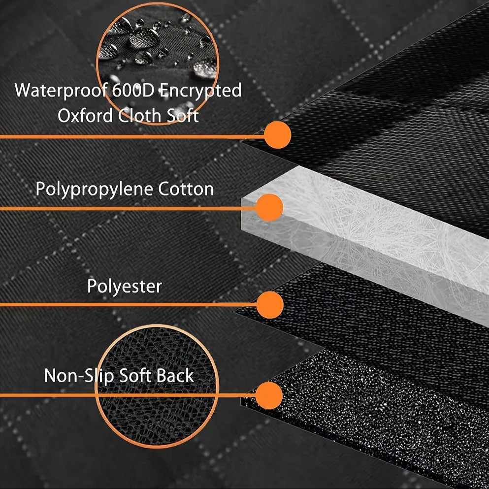 Car Seat Cover 100% Waterproof  Hammock 600D Heavy Duty Scratch & Slip Durable