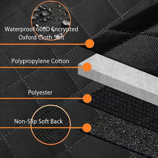 Car Seat Cover 100% Waterproof  Hammock 600D Heavy Duty Scratch & Slip Durable