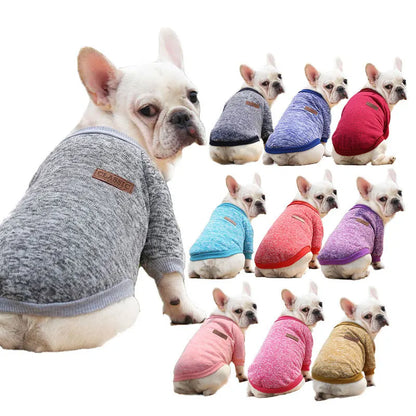 French Bulldog, Pug, Dog, Pet Clothes, Autumn and Winter Sweatshirts.