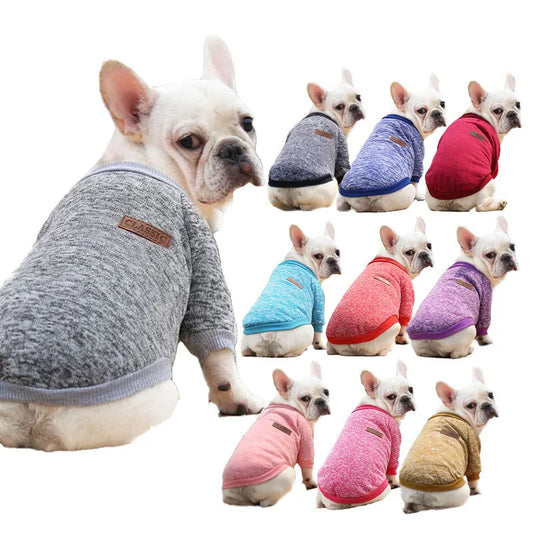 French Bulldog, Pug, Dog, Pet Clothes, Autumn and Winter Sweatshirts.