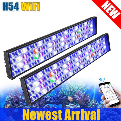 NEW  Led Aquarium Light, Full Spectrum Lamp For 60-240cm Reef Corals Seawater Led  Lights