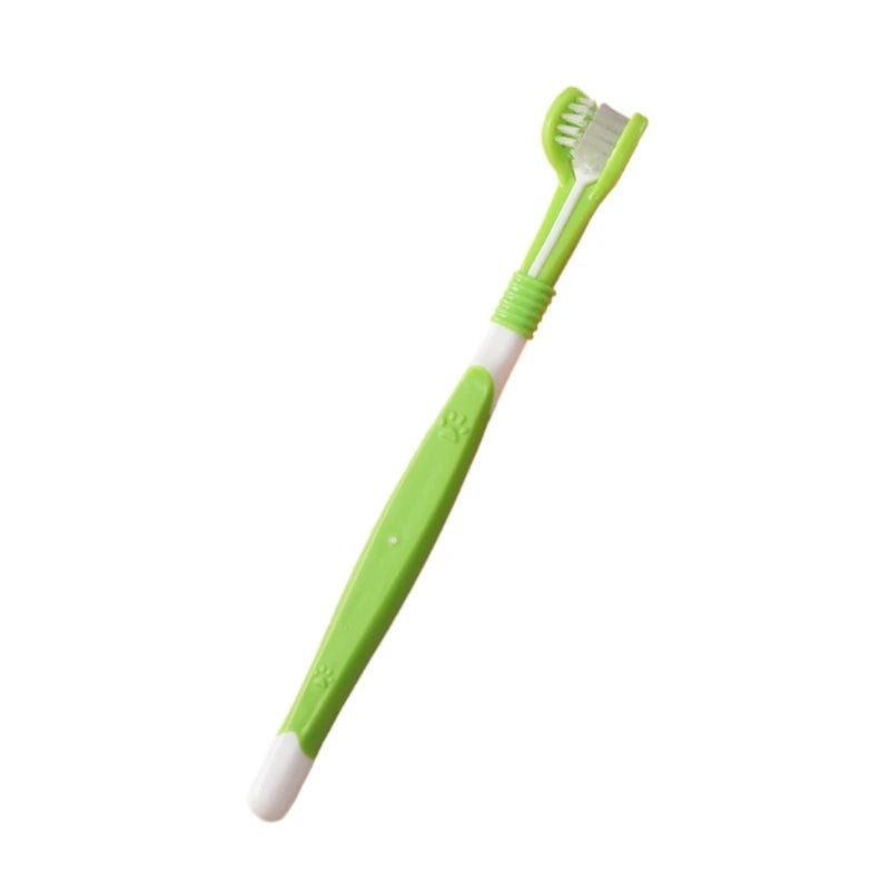 3-Sided Toothbrush Plastic  Removing Bad Breath  Tartar