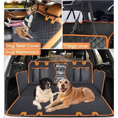 Car Seat Cover 100% Waterproof  Hammock 600D Heavy Duty Scratch & Slip Durable