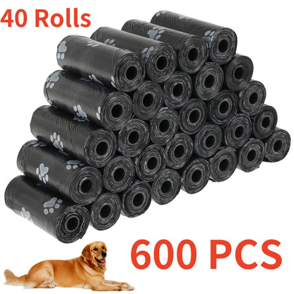 2/40Rolls Pet Dog Bags Dispenser Collector