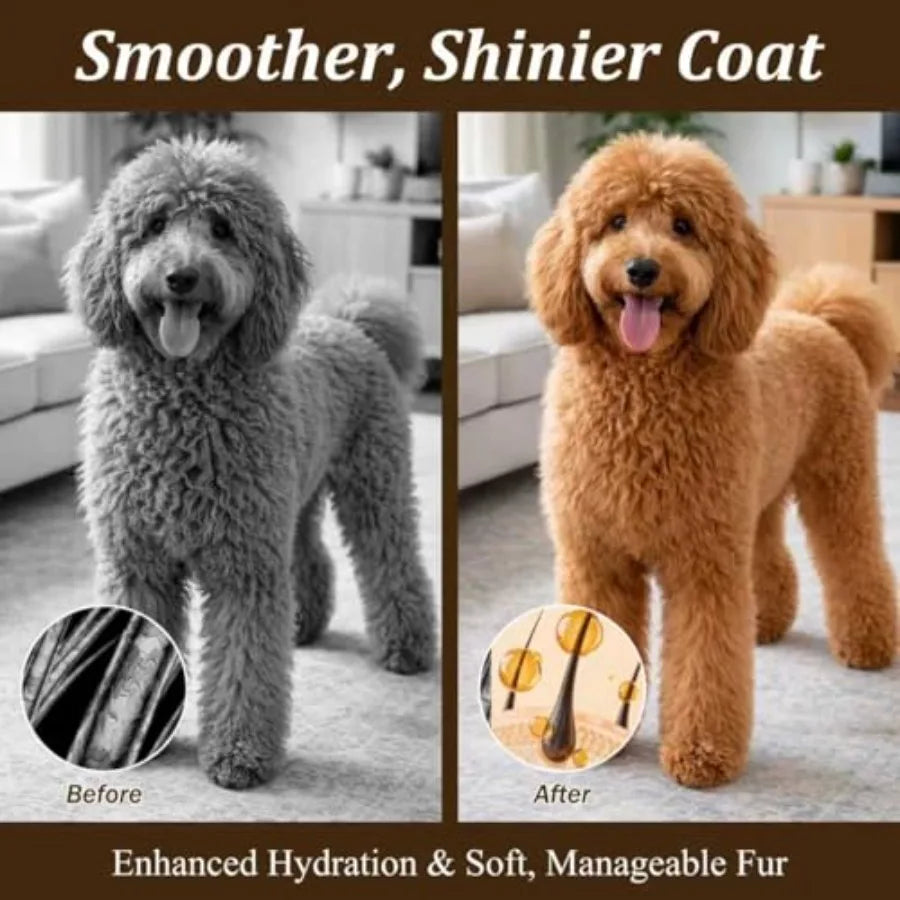 Oatmeal and Aloe Dog Shampoo and Conditioner, Oatmeal and Aloe Formula, Helps Soothe Itchy, Dry Skin,
