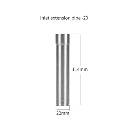 Fish tank inlet and outlet filter stainless steel tube