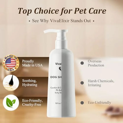 Oatmeal and Aloe Dog Shampoo and Conditioner, Oatmeal and Aloe Formula, Helps Soothe Itchy, Dry Skin,