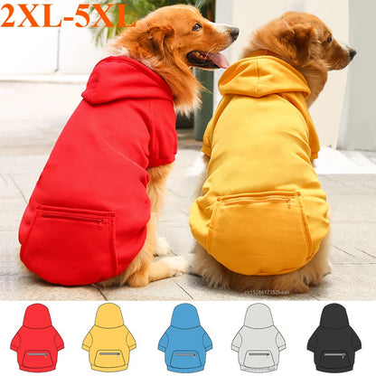 Hoodies Clothes 2XL-5XL  Labrador Golden Retriever Shepherd Husky Autumn Winter Warm