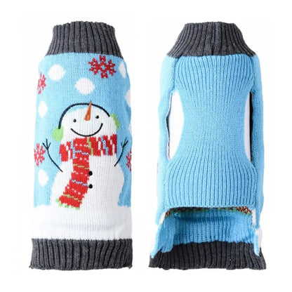 Dog Sweater Christmas Winter Warm Dog  Knitted Sweater