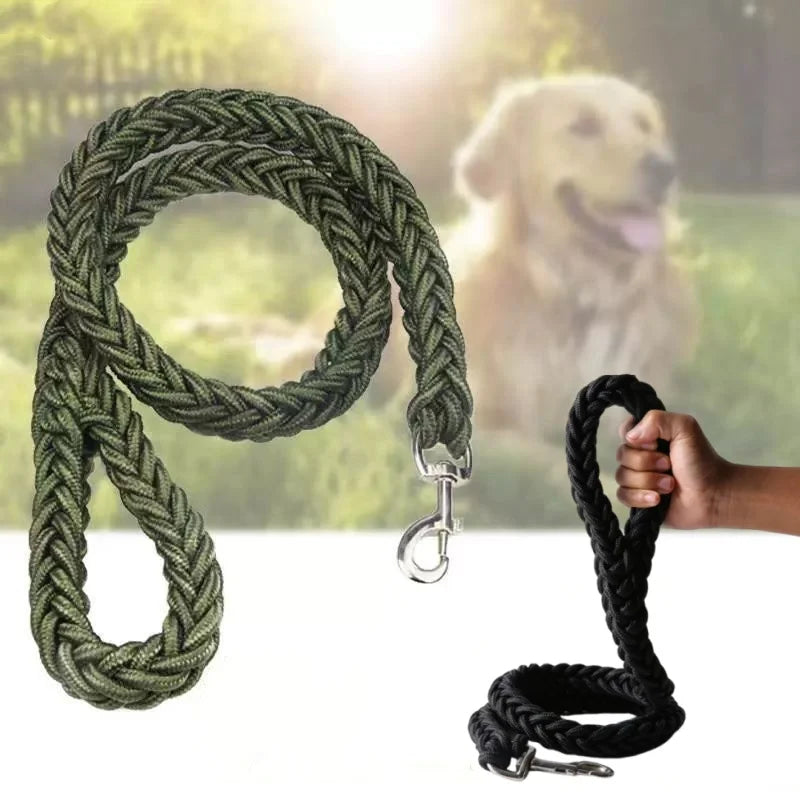 Dog Leash Nylon Braided  Thick Hand Rope