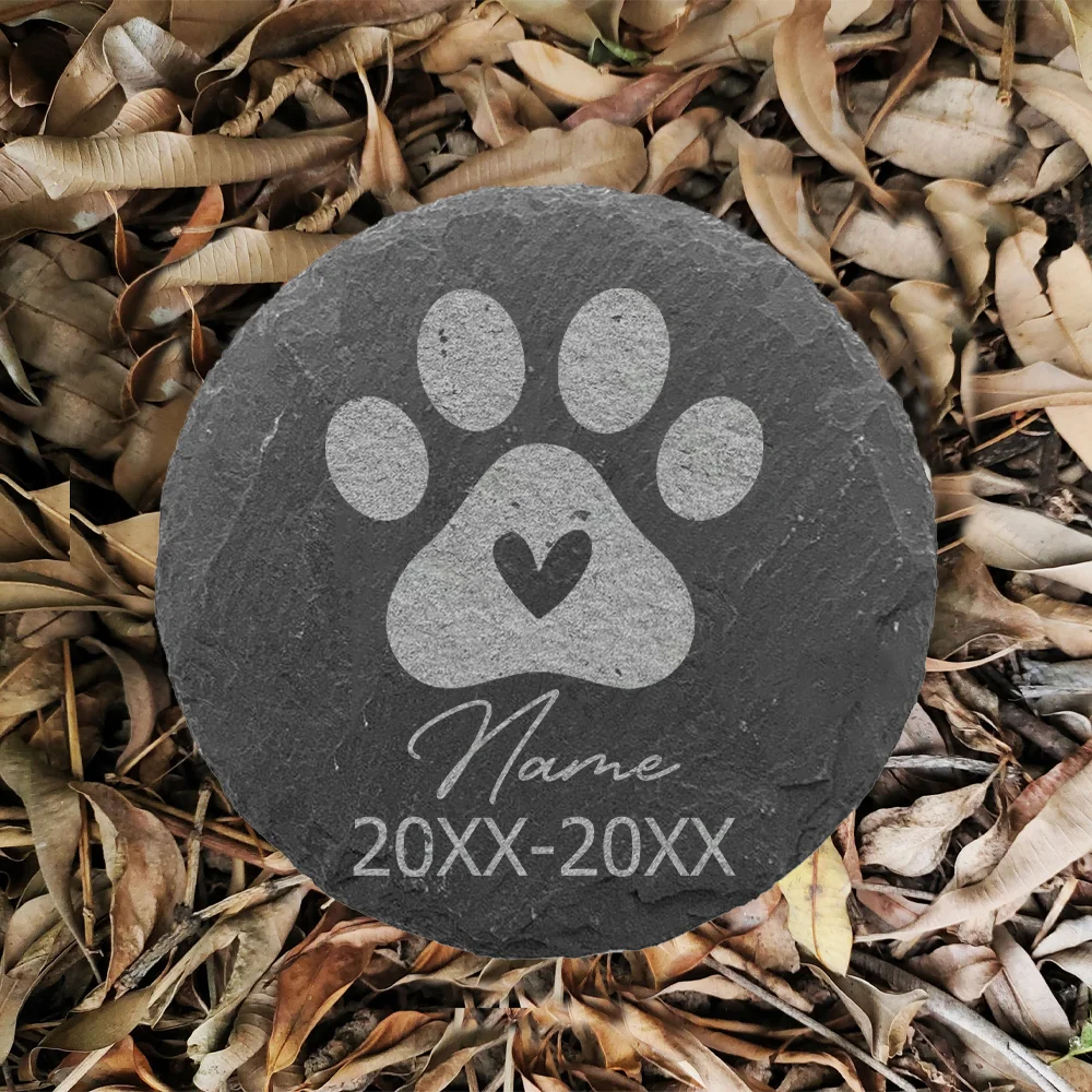 Memorial Stone Custom Dogs Name and Date of Death Personalized