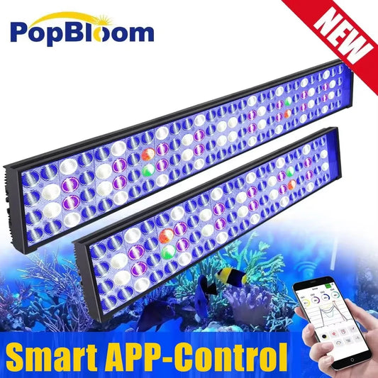 NEW  Led Aquarium Light, Full Spectrum Lamp For 60-240cm Reef Corals Seawater Led  Lights