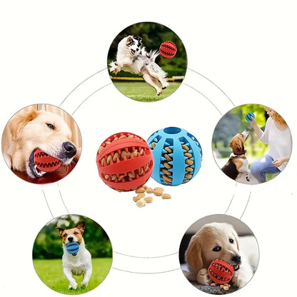 Interactive Dog Chew Toys Treat Dispenser Dental Cleaning  All Breeds Aggressive Chewers