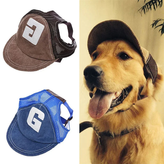 Dog Sunscreen Baseball Cap  Small and Medium Dog Large Dogs