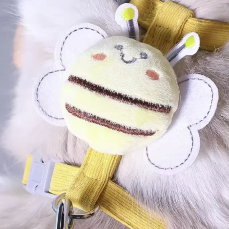 Adjustable Cat Harness Leash Set